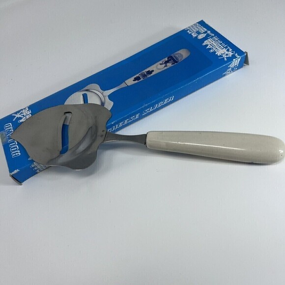 Kaasschaaf Ceramic Handle Windmill Cheese Slicer Stainless Steel New Old Stock - Picture 8 of 8